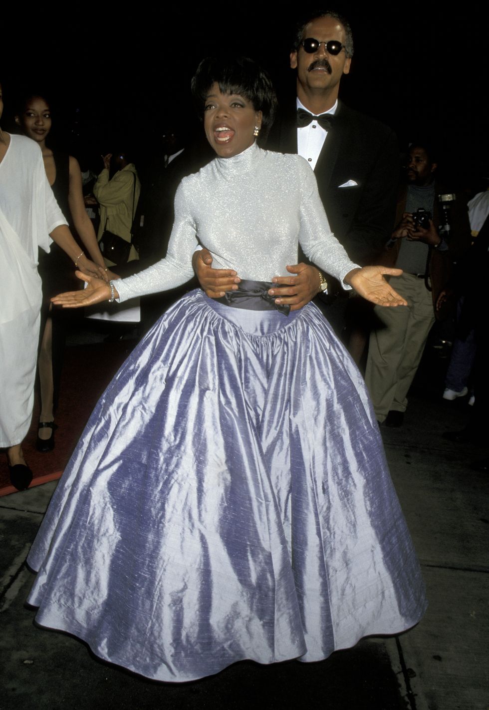 Oprah and Stedman in 1995.​