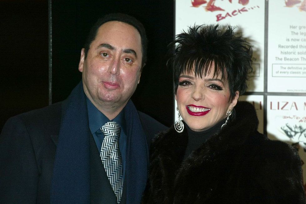 david gest  liza minnelli at the tower records in new york city, new york photo by jim spellmanwireimage