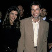 kirstie alley and john travolta photo by jim smealron galella collection via getty images