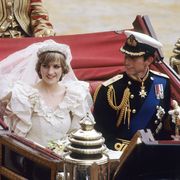 london   july 29 diana, princess of wales and prince charles ride in a carriage after their wedding at st pauls cathedral july 29, 1981 in london, england   photo by anwar husseinwireimage
