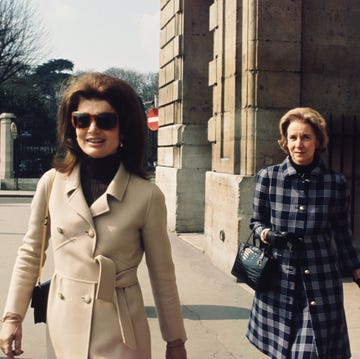 paris   circa 1968  former first lady jacqueline kennedy visits paris circa the late 1960s  photo by michael ochs archivesgetty images