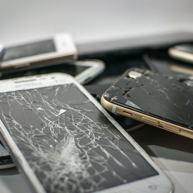 Broken iPhones
