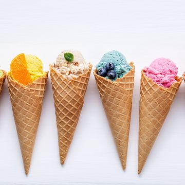 Ice cream cone, Cone, Frozen dessert, Food, Soft Serve Ice Creams, Ice cream, Dessert, Sorbetes, Gelato, Wafer, 