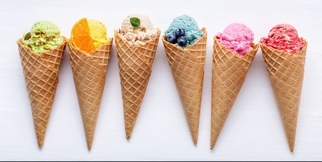 Ice cream cone, Cone, Frozen dessert, Food, Soft Serve Ice Creams, Ice cream, Dessert, Sorbetes, Gelato, Wafer, 