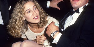 Sarah Jessica Parker and Robert Downey at the "L.A. Story" London Premiere