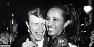 david bowie and iman photo by ron galellaron galella collection via getty images