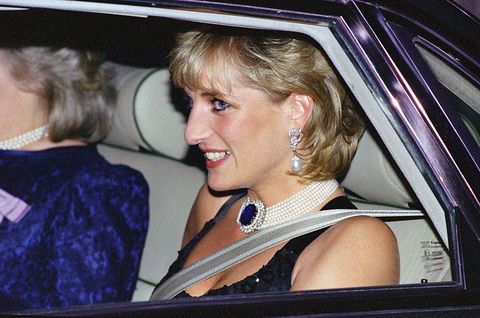 great britain   november 20  diana, princess of wales leaving a gala evening in aid of cancer research at bridgewater house in london  photo by tim graham photo library via getty images