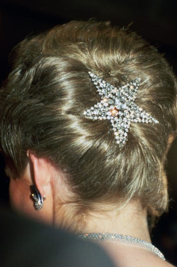 australia january 31 diana, princess of wales wears a diamond hair clip during a visit to sydney, australia photo by tim graham photo library via getty images