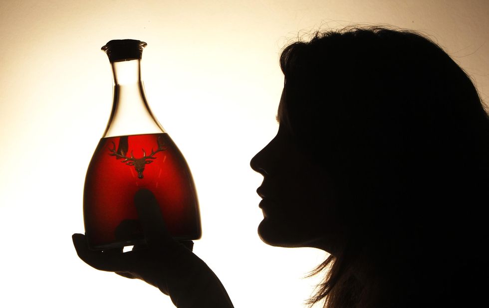 Red, Silhouette, Alcohol, Photography, Backlighting, Bottle, Drink, Glass, 