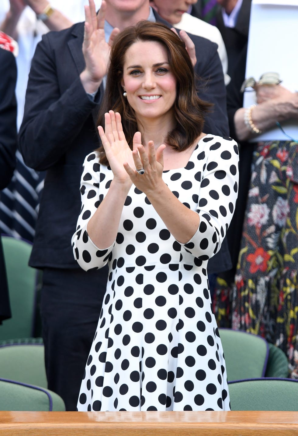 london, england july 03: catherine, duchess of cambridge attends the opening day of wimbledon 2017 on july 3, 2017 in london, england. (photo by karwai tang/wireimage)