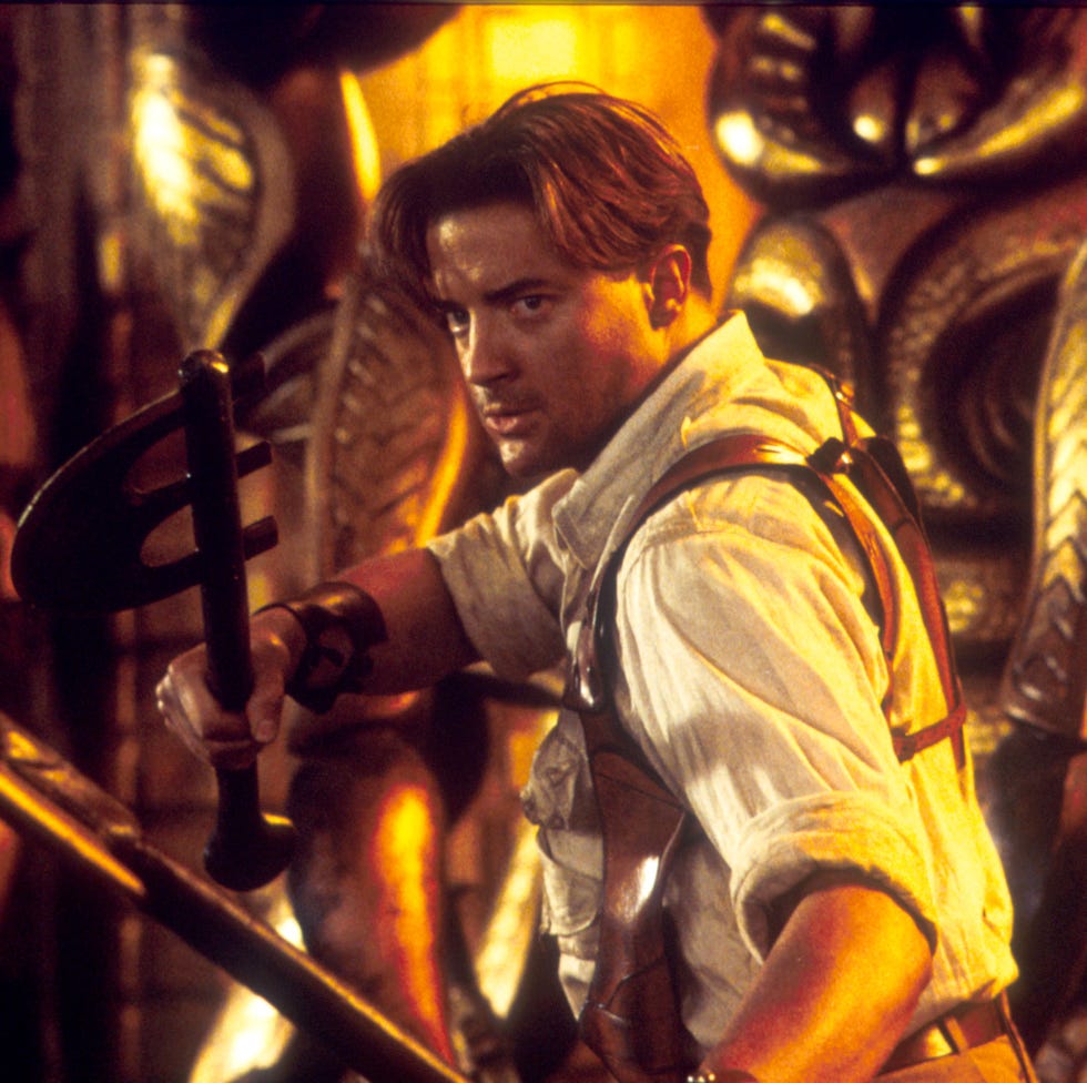 The Mummy Returns Movie Still 388583 01: rick oconnell (played by brendan fraser, left) faces a new threat in the mummy returns. (photo by keith hamshere/universal studios)