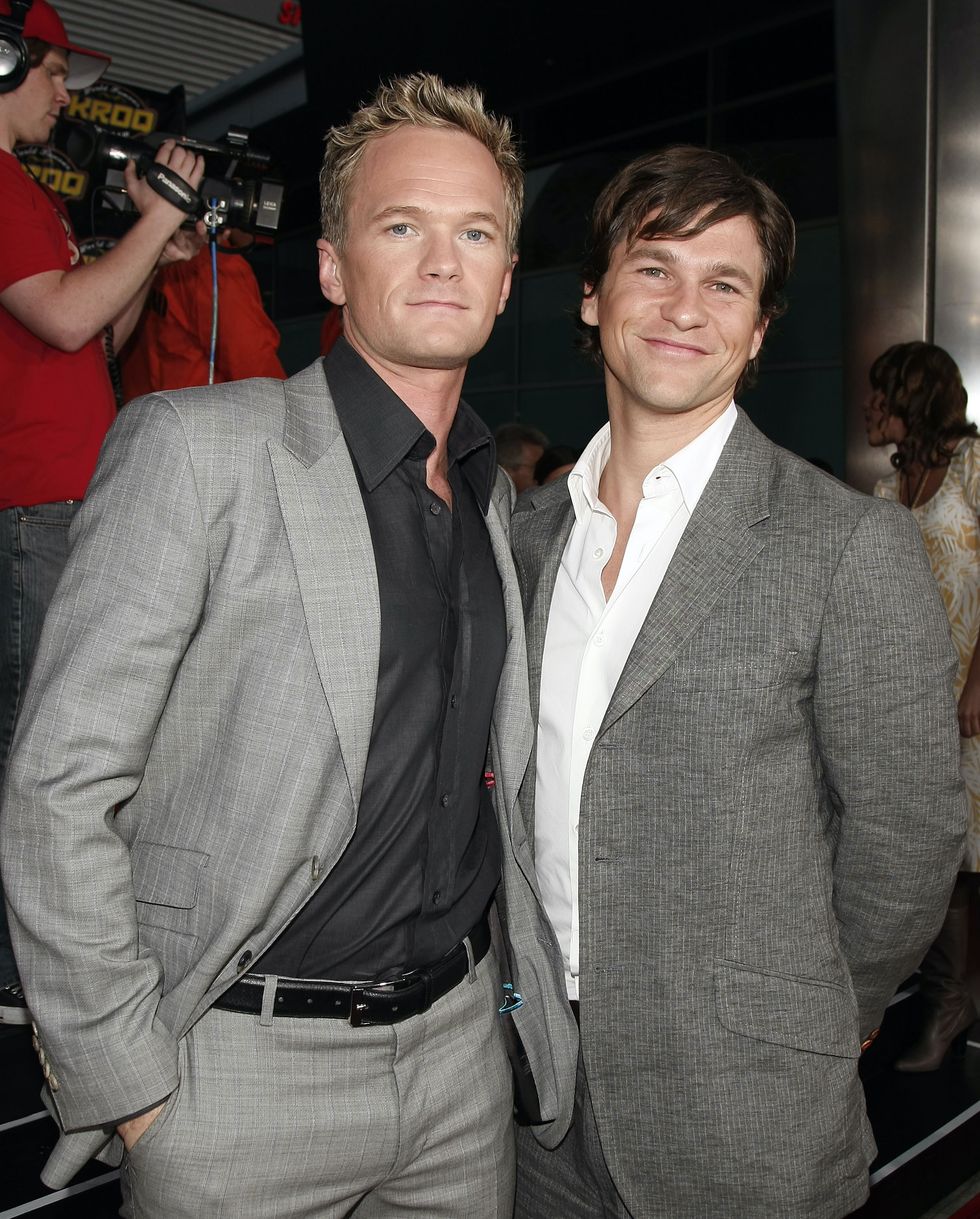 Neil Patrick Harris and David Burtka at the premiere of "Harold & Kumar Escape From Guantanamo Bay" at the Cinerama Dome on April 17, 2008, in Los Angeles, California