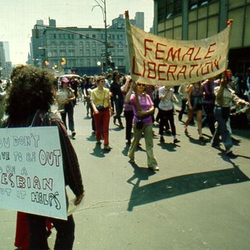 new york   june 1971  gay and lesbian activists protest discrimination at the christopher street gay liberation day in june 1971 in new york city, new york photo by yigal mannpixmichael ochs archivesgetty images