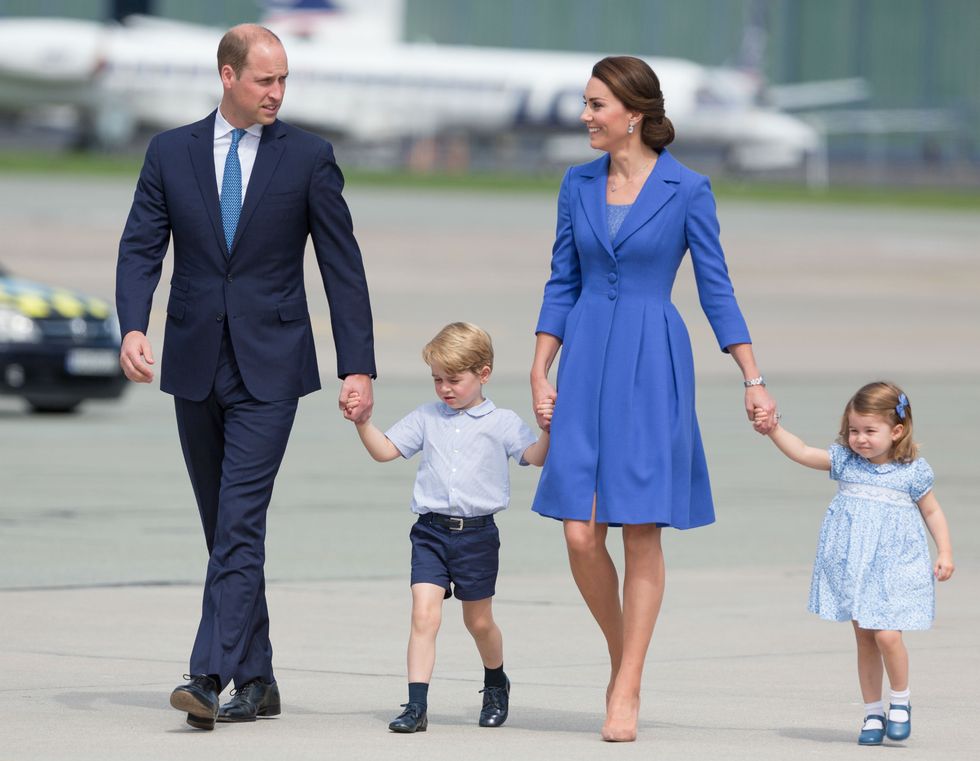 Prince William - Kate Middleton- Prince George- Princess Charlotte