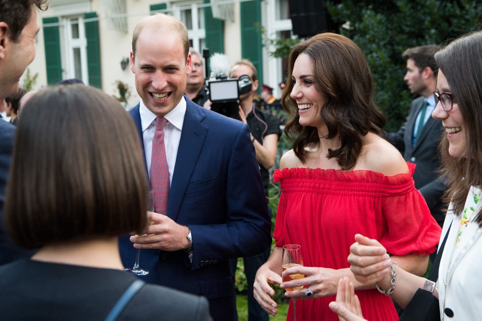 Prince William and Kate Middleton party | ELLE UK
