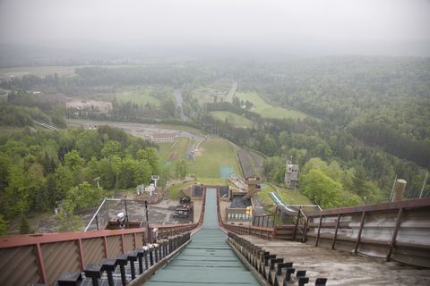 Olympic ski jump from the 1980 Winter Games Lake Placid