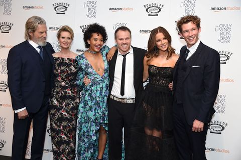 Kate Beckinsale, Callum Turner, Kirsey Clemons, Marc Webb, and Jeff Bridges attend The Only Living Boy in New York premiere.