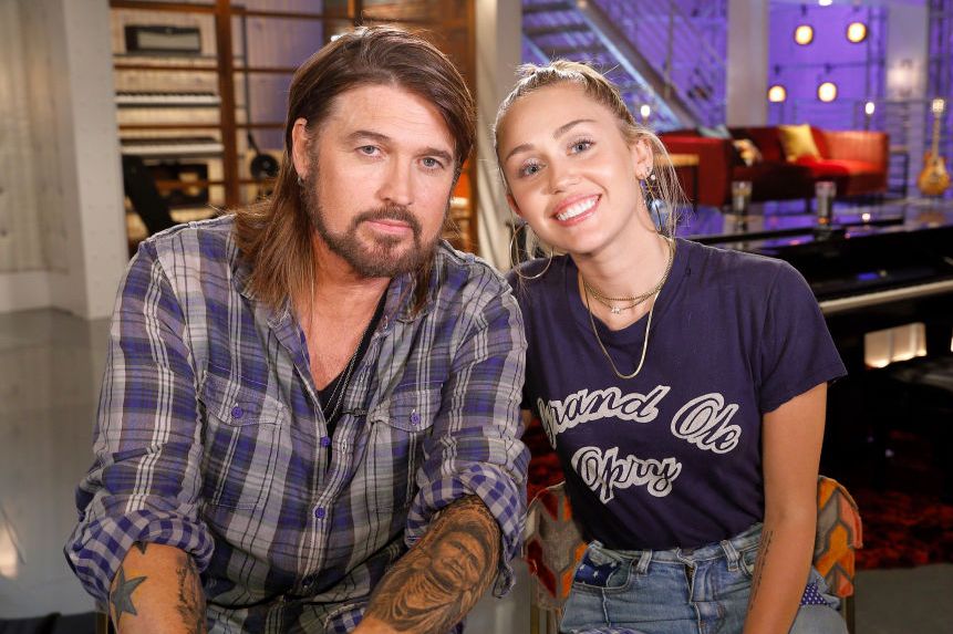 the voice    battle reality    pictured l r billy ray cyrus, miley cyrus    photo by trae pattonnbcu photo banknbcuniversal via getty images via getty images