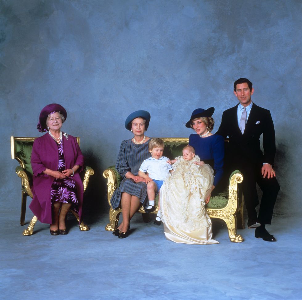 Prince Harry's Christening in 1984
