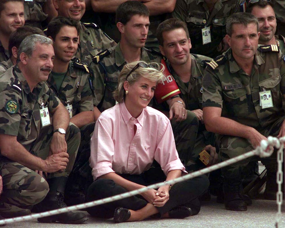 diana de gales en bosnia