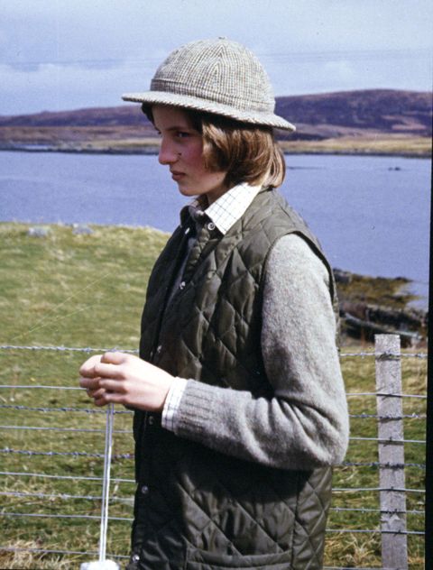 family album picture of lady diana spencer on the isle of uist in the western isles, scotland, in 1974   photo by pa images via getty images