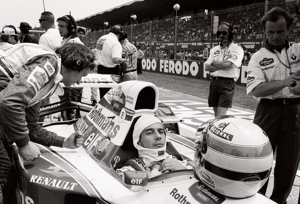 Ayrton Senna racing driver Ayrton Senna racing driver