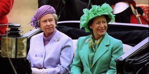 Royalty - Princess Margaret and Queen Elizabeth II - Horse Guards Parade, London