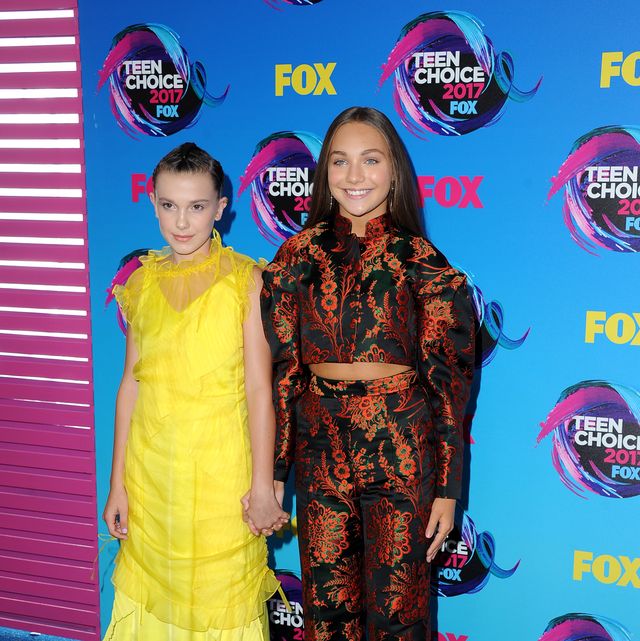 Maddie Ziegler and Millie Bobby Brown Were Each Other’s Dates at the ...
