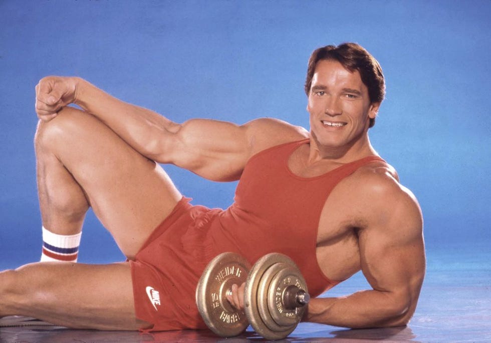 Arnold Schwarzenegger, actor y Mr. Olympia en culturismo.