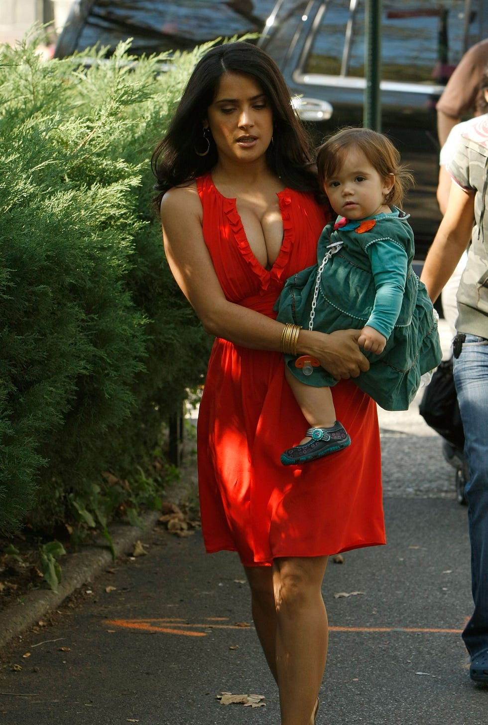 salma hayek y valentina paloma pinault 2008