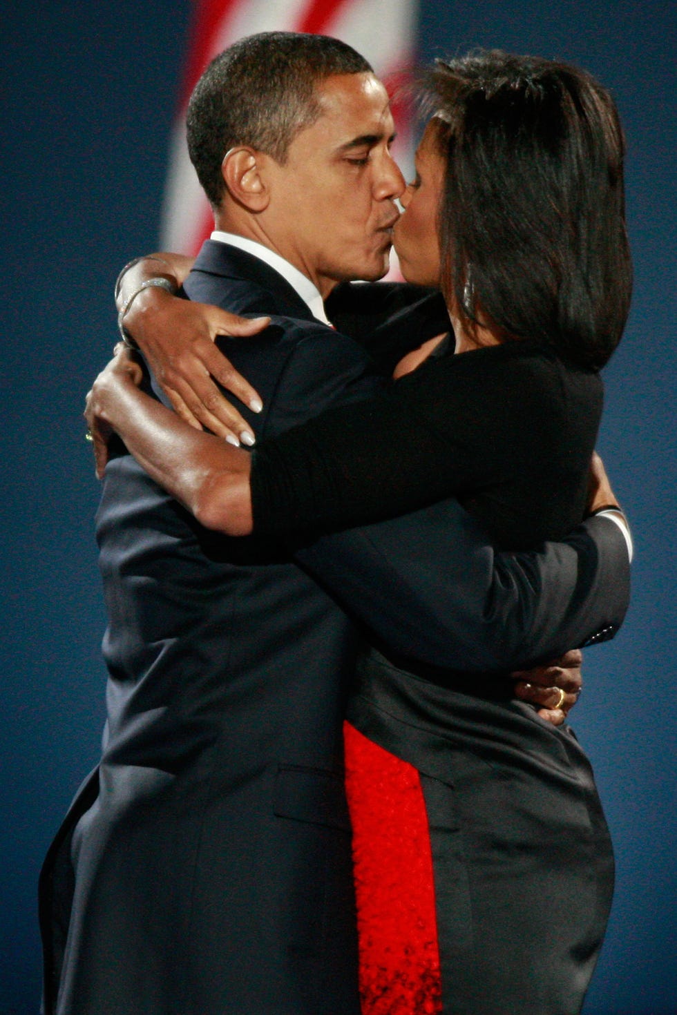 First Kiss Of Barack And Michelle Obama Commemorated With Strip