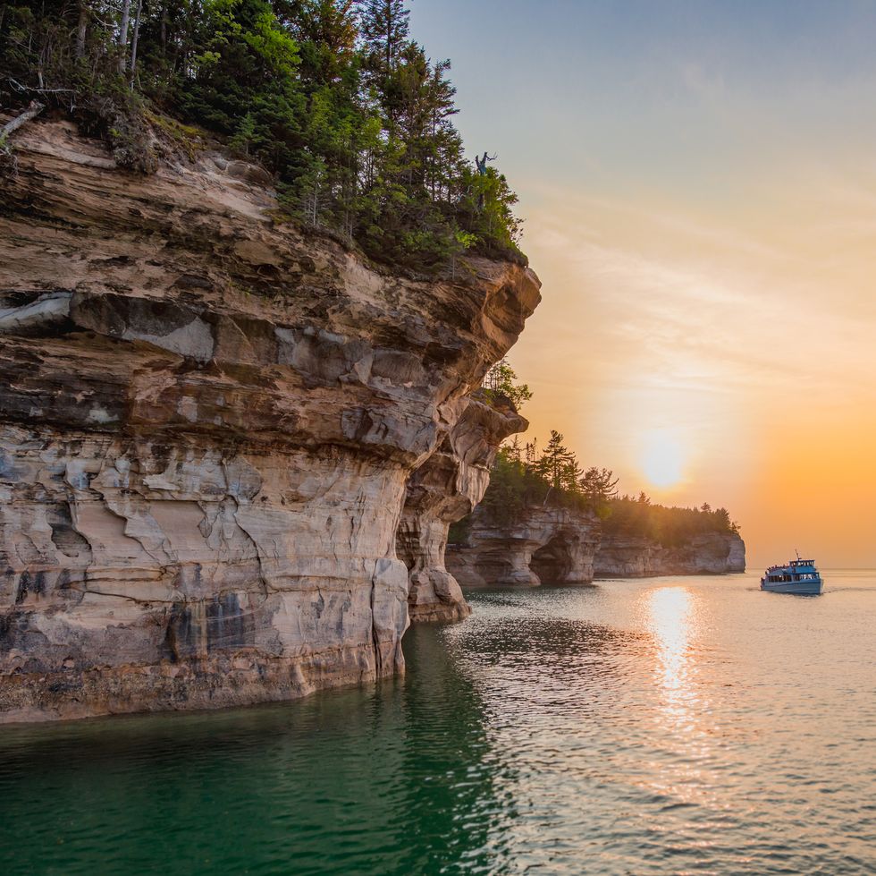 Sunset at Pictured Rocks National Lakeshore