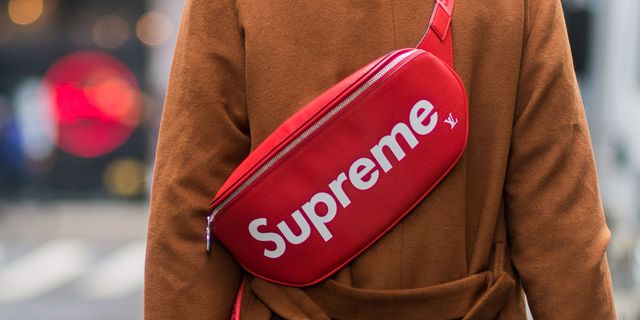 supreme leather bags