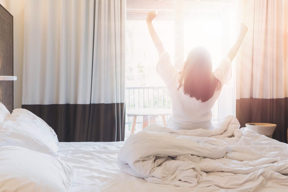 women hotel room