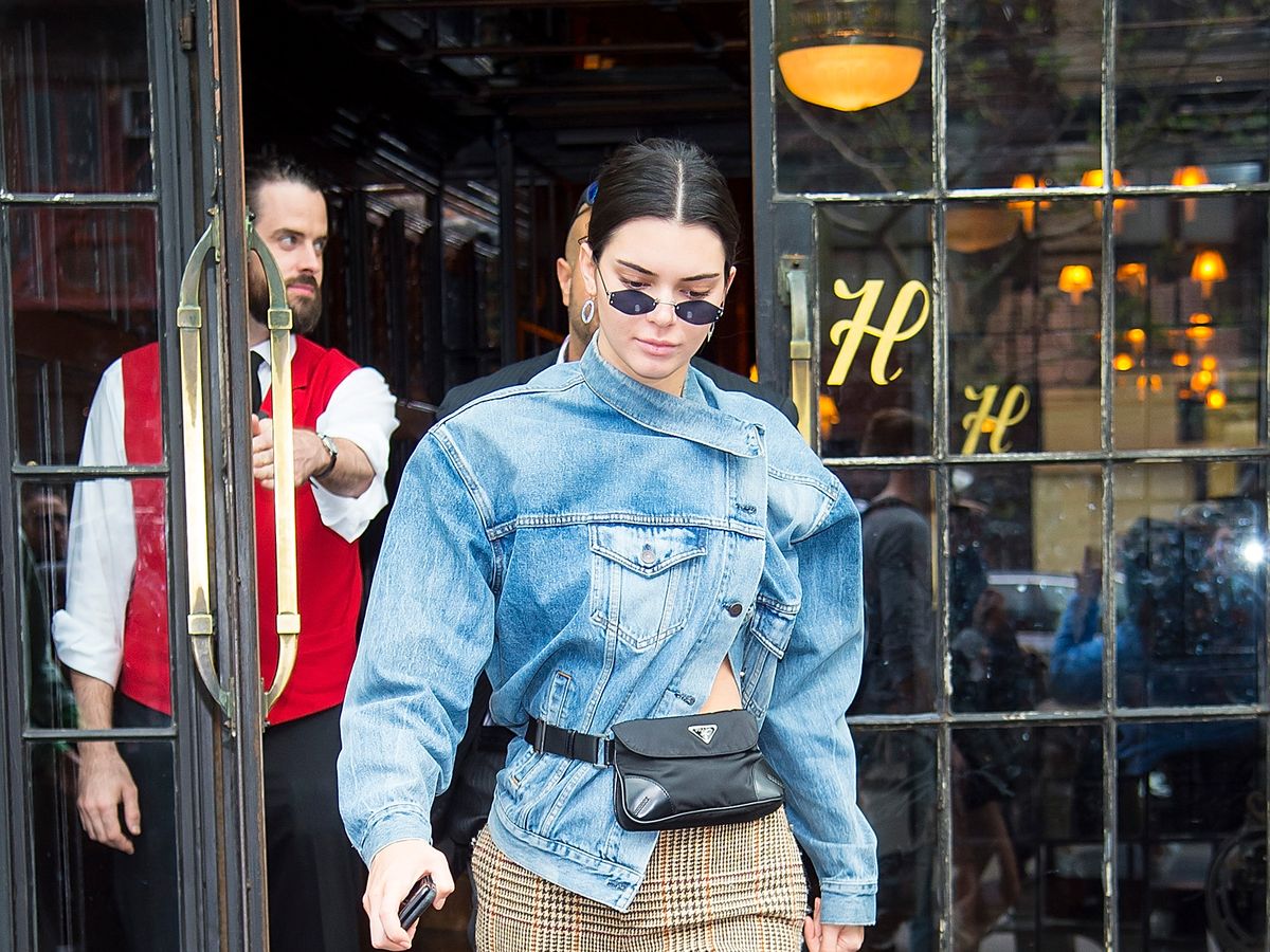 Kendall Jenner wore the most bizarre denim jacket we've ever seen