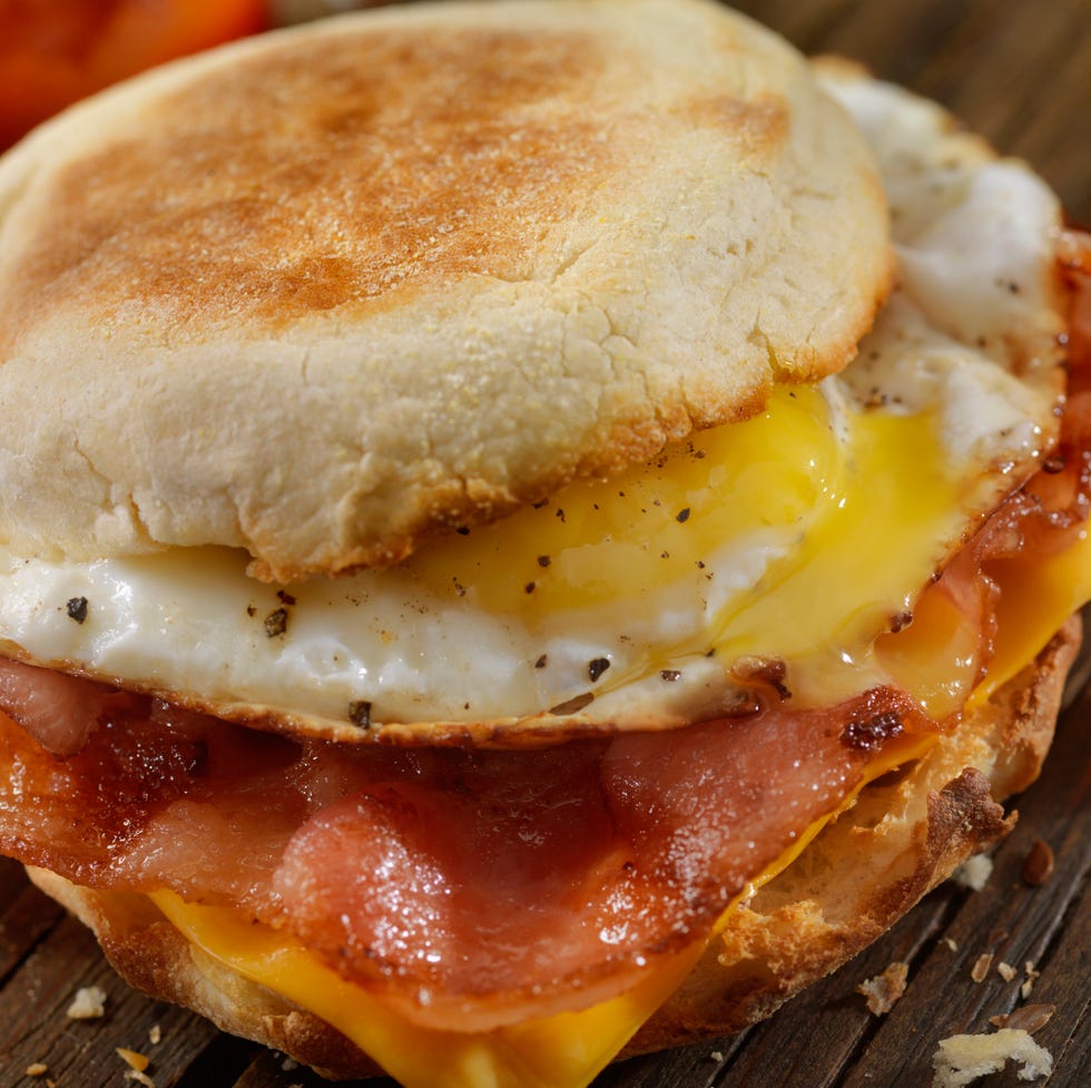 Bacon, Egg and Cheese Breakfast Sandwich