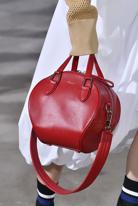 Bag, Handbag, Red, White, Fashion accessory, Fashion, Material property, Satchel, Shoulder bag, Hobo bag, 