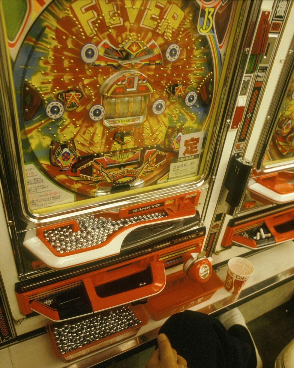 pachinko gambling machine, in july 1985 in japan photo by raphael gaillardegamma rapho via getty images