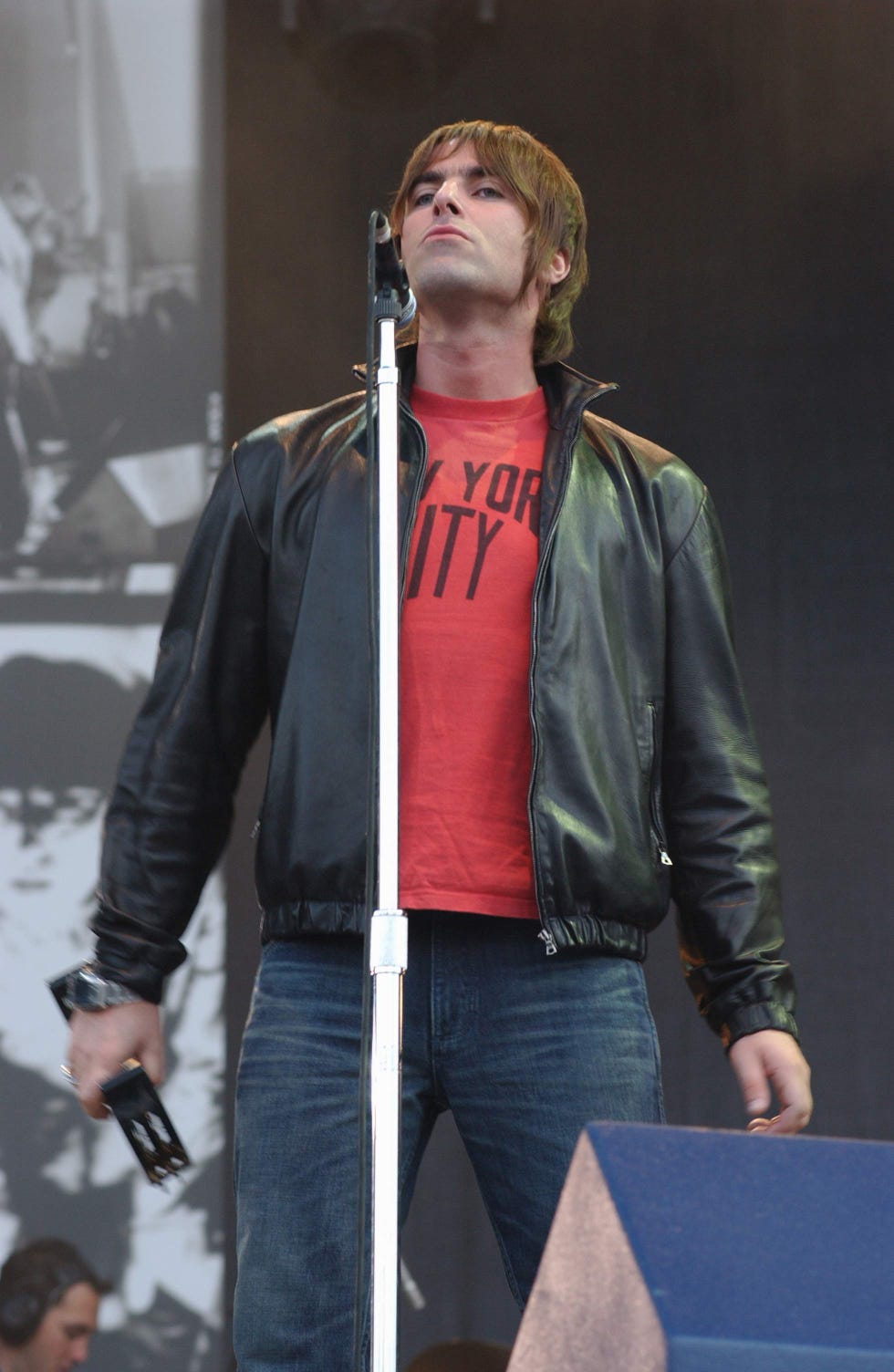 united kingdom july 07 photo of oasis and liam gallagher liam gallagher performing live onstage, photo by diana scrimgeourredferns