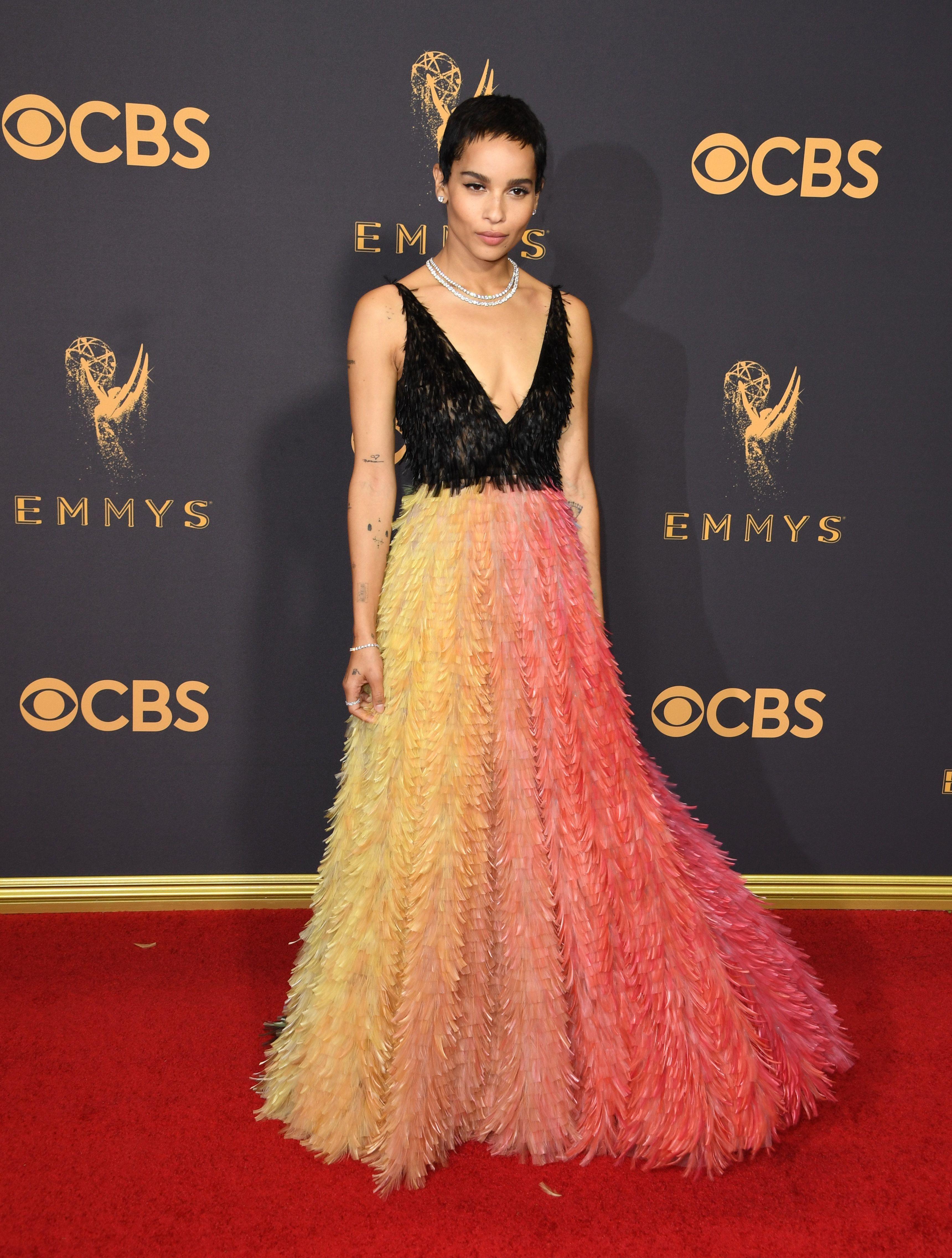 zoe kravitz emmy dress