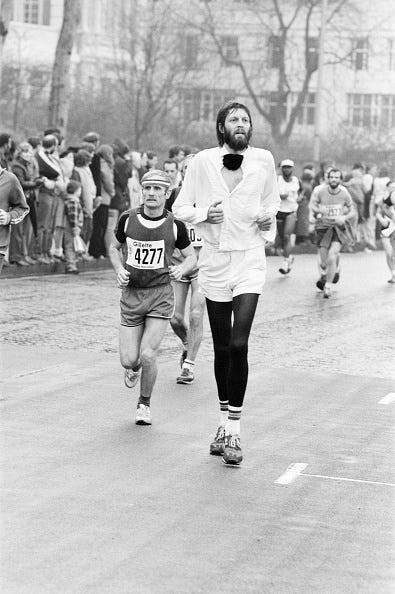 the first london marathon 1981, sponsored by gillette, sunday 29th march 1981 photo by staffdaily mirrormirrorpixgetty images