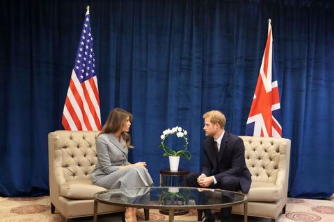 Melania Trump and Prince Harry