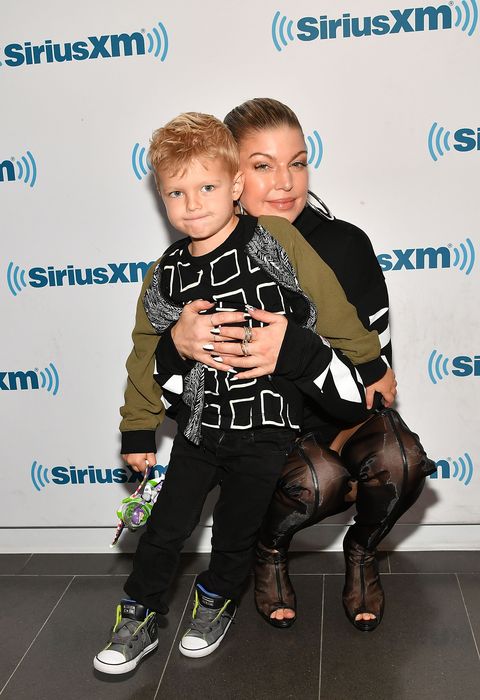 Fergie and her son Axel.