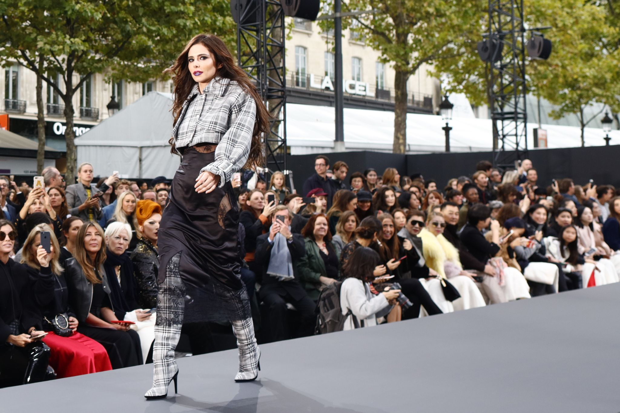 Cheryl on the catwalk