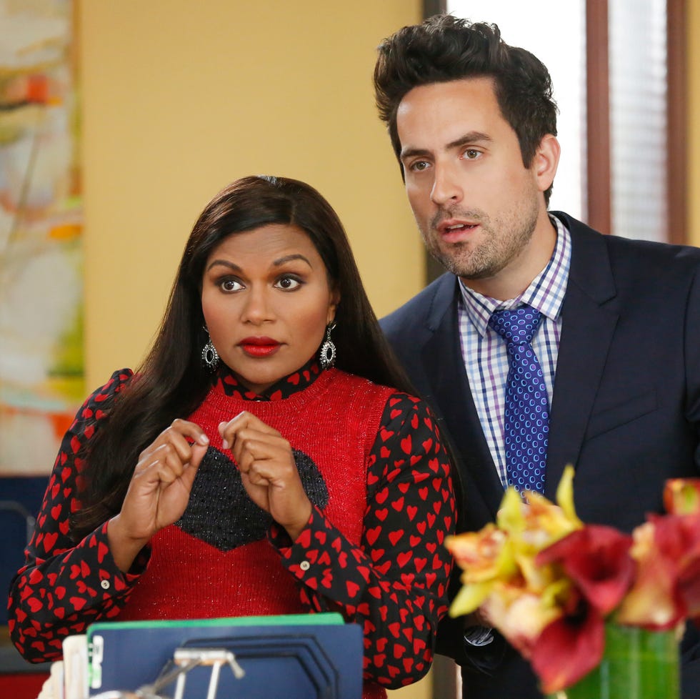 The Mindy Project - Season 6 the mindy project anna jeremys meryl streep costume party episode 605 pictured l r mindy kaling as mindy lahiri, ed weeks as jeremy reed photo by vivian zinkuniversal televisionhulunbcu photo banknbcuniversal via getty images