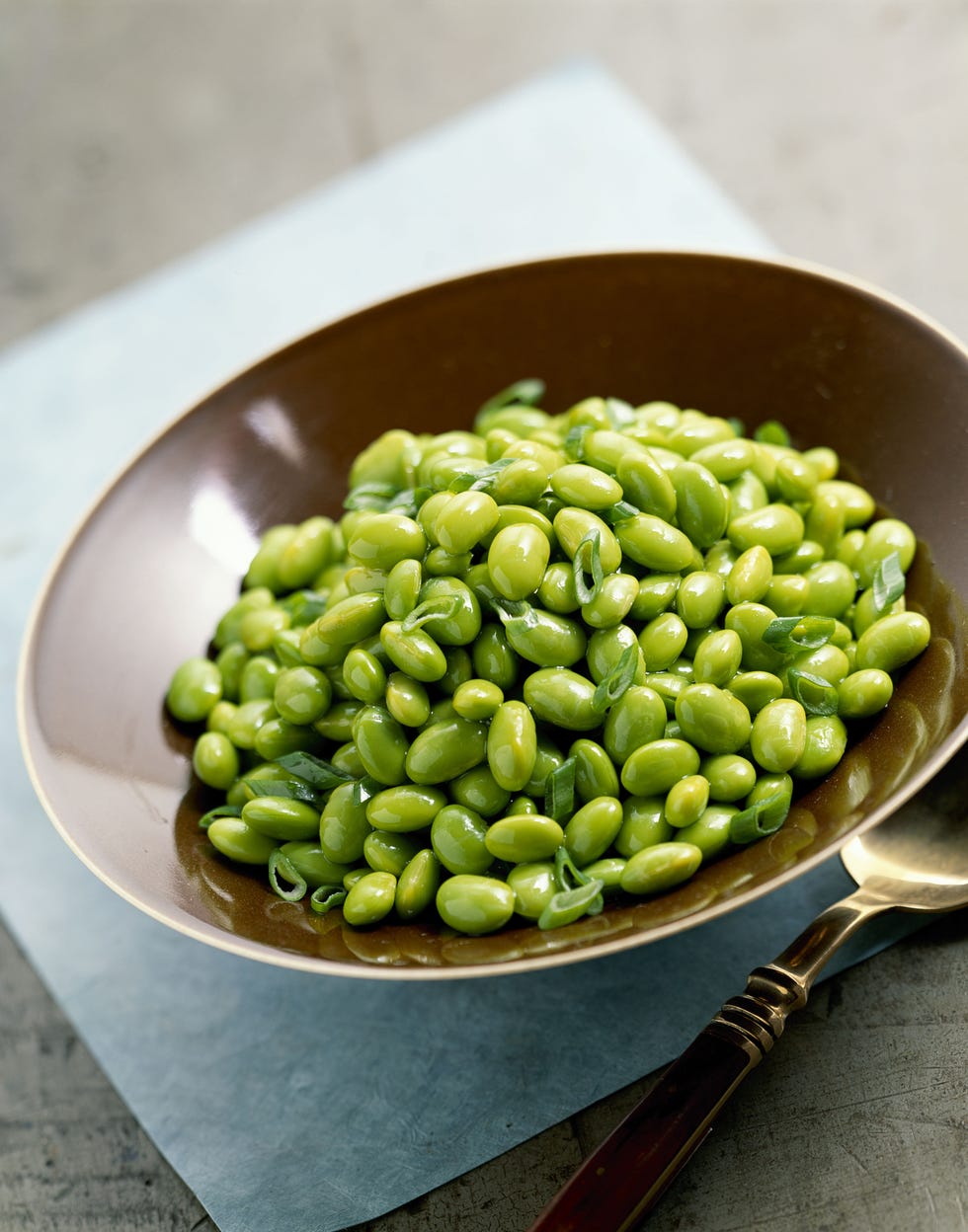 Bowl of edamame