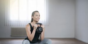 best kettlebell exercises for women, women's health uk
