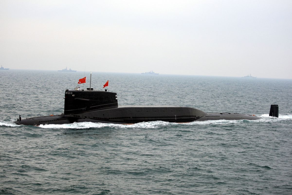 Submarine, Ballistic missile submarine, Vehicle, Cruise missile submarine, Boat, Watercraft, Sea, Navy, Ship, 