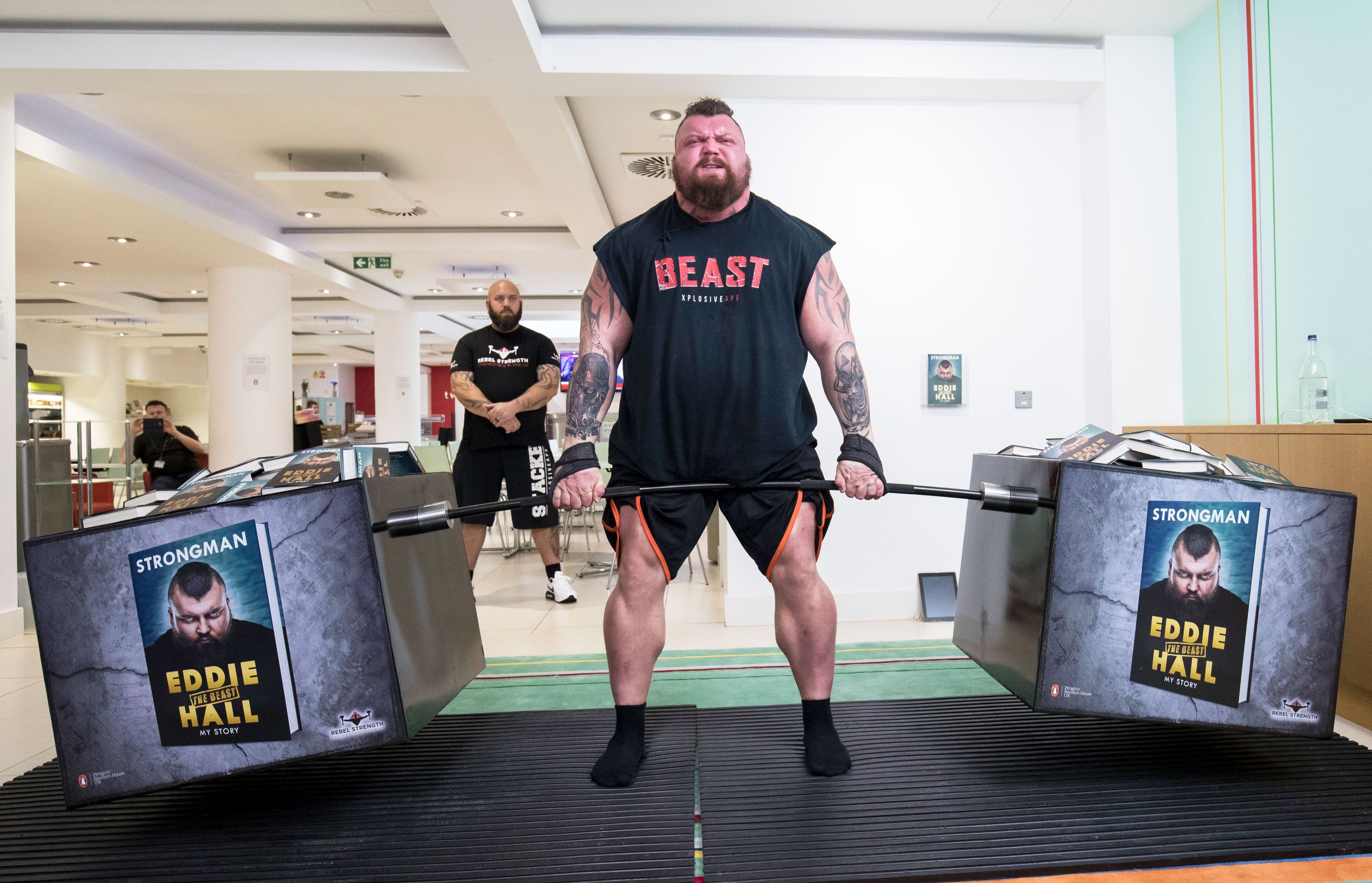 Eddie hall superman t clearance shirt