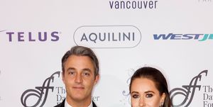 vancouver, bc   october 21  l r ben mulroney and jessica mulroney arrive for the david foster foundation gala at rogers arena on october 21, 2017 in vancouver, canada  photo by andrew chingetty images